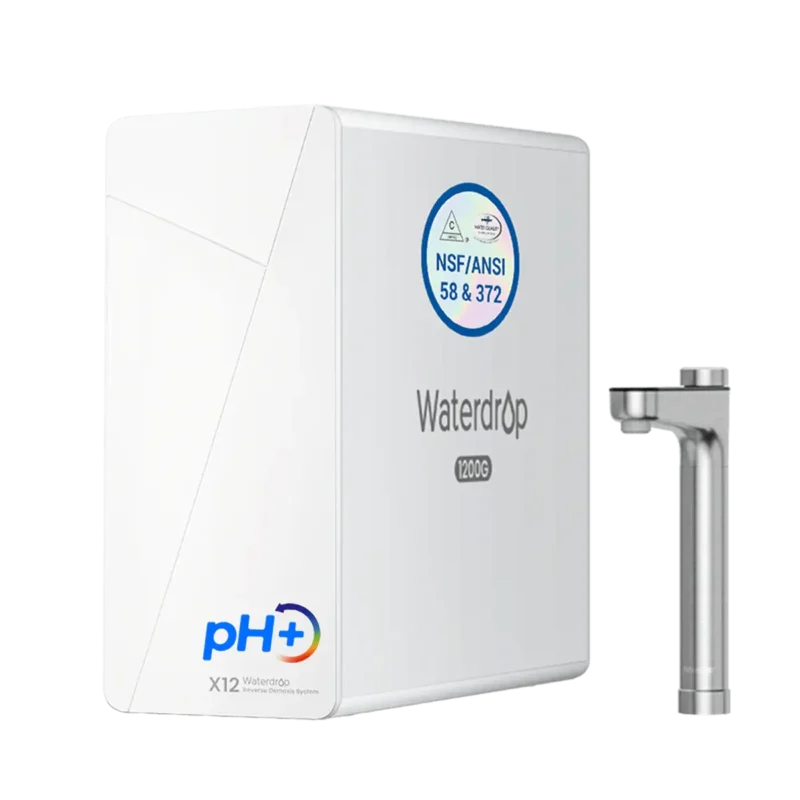 Waterdrop X12 filtr wody z odwróconą osmozą i alkalicznymi minerałami (pH 7,5±)